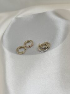 14k Gold Two Tone, size small