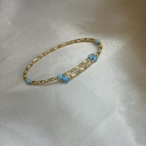 18K GOLD BANGLE