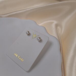 14K PEARL STUD EARRINGS