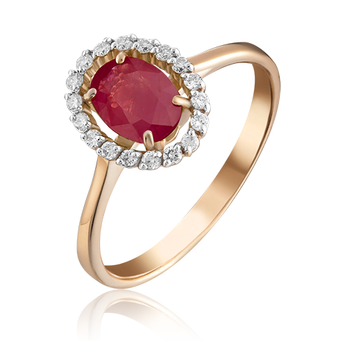 Rose Gold with Ruby and Diamonds-076