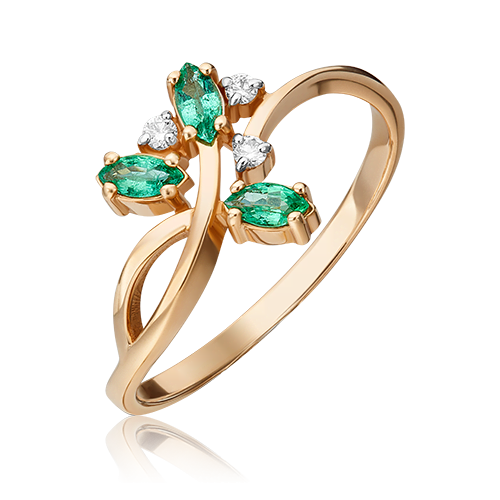 rose gold with emeralds and diamonds-056