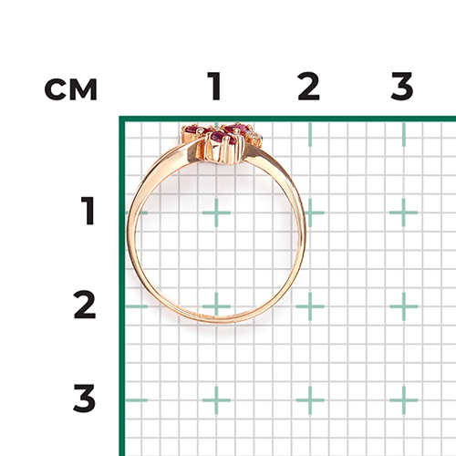 gold ring with ruby and diamonds-065
