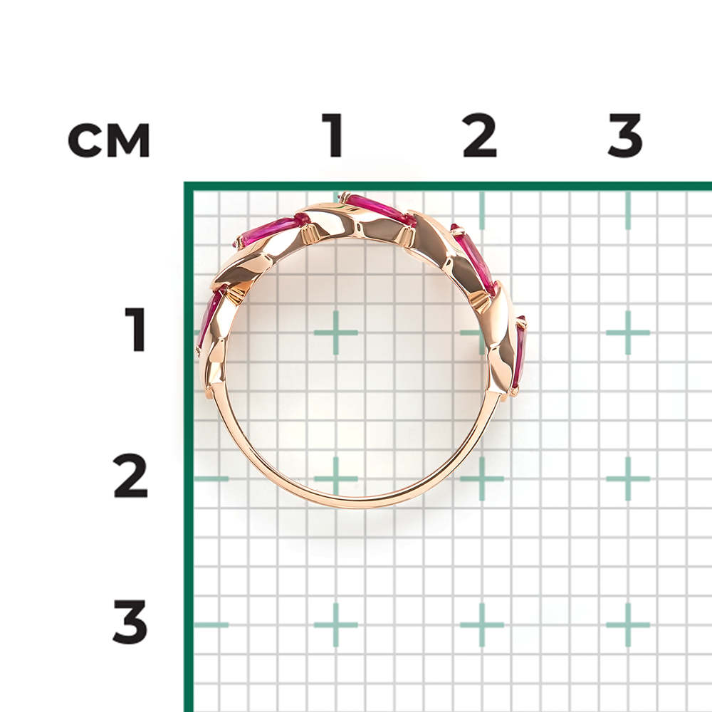 Rose Gold Ruby Ring-031