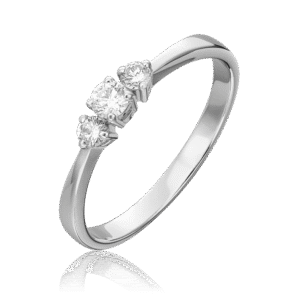 White Gold Diamond Ring-113