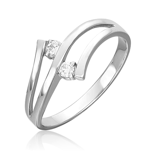 white gold diamond ring-070