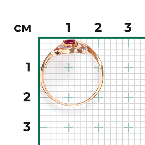 rose gold ruby diamond ring-067