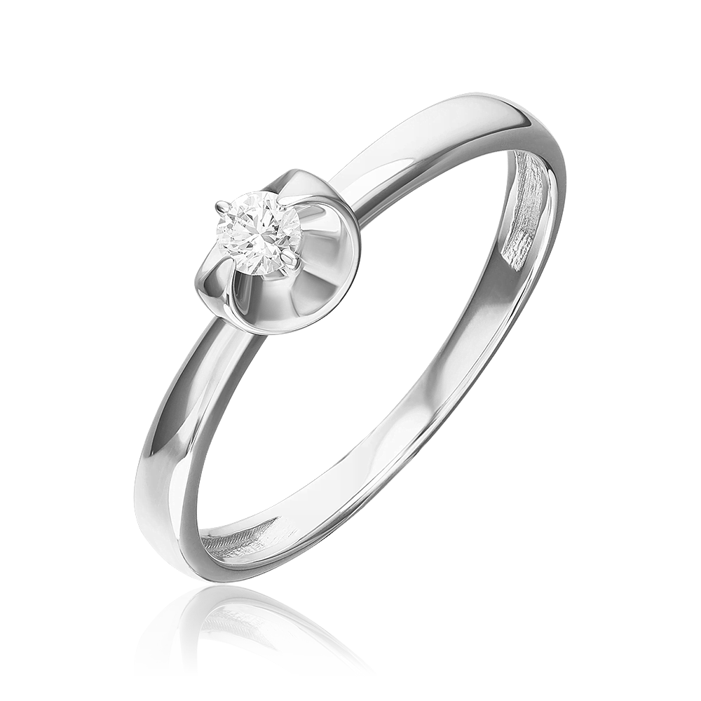 White Gold Diamond Ring-012