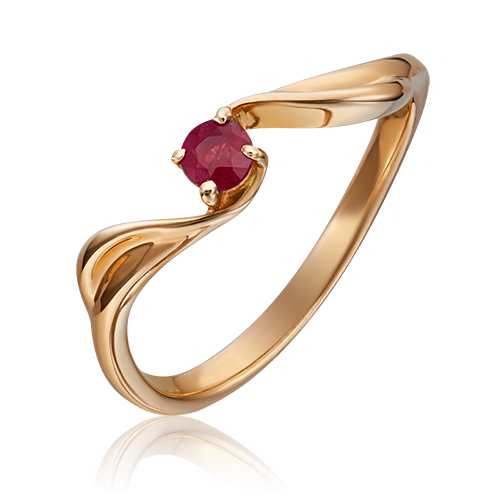 rose gold ruby ring-081