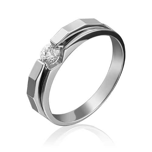 white gold diamond ring-080