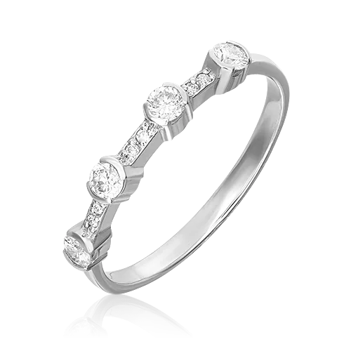 White Gold Diamond Ring-025