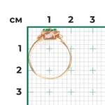 Rose Gold Ring with Emeralds and Diamonds-035