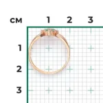 Rose Gold Ring with emeralds and diamonds-040