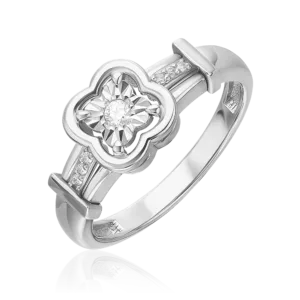 White Gold Diamond Ring-041
