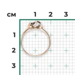 Rose Gold Sapphire Ring-042
