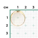 Rose gold ring with emeralds and diamonds-058