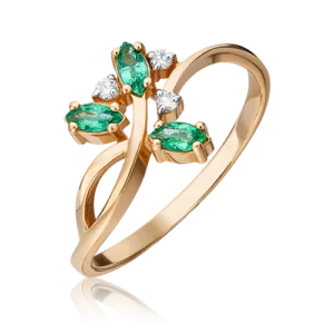 rose gold with emeralds and diamonds-056