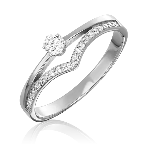 white gold diamond ring-05794