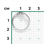 white gold emerald diamond ring-064