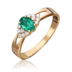 rose gold with emerald and diamonds-084