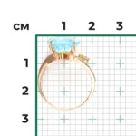 Rose Gold Topaz and Chrysolite Marquis with Diamonds-115