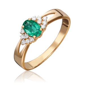 rose gold with emerald and diamonds-084