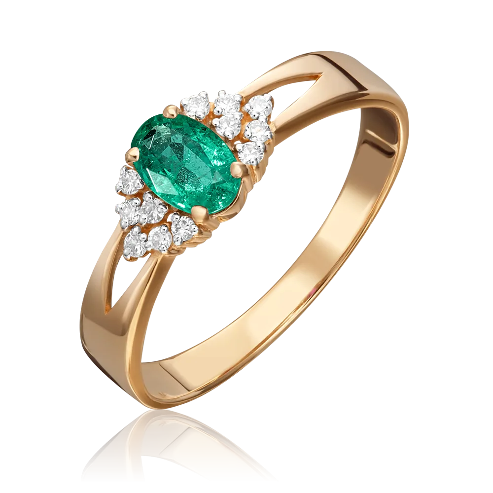 rose gold with emerald and diamonds-084