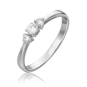 White Gold Diamond Ring-113