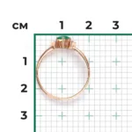 rose gold with emerald and diamonds-106
