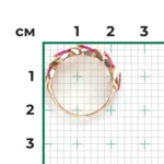 Rose Gold Ruby Ring-031