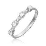 White Gold Diamond Ring-025