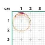 rose gold ring with rubies and diamonds-097