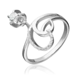 White gold diamond ring-006