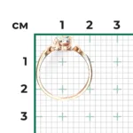 Combined gold and diamond ring-086