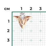 Combined gold and diamond ring-086