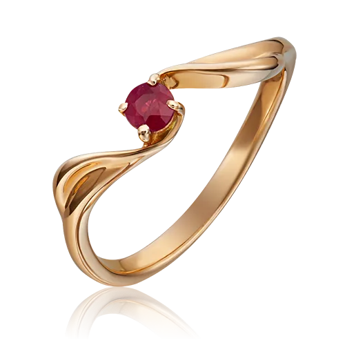rose gold ruby ring-081
