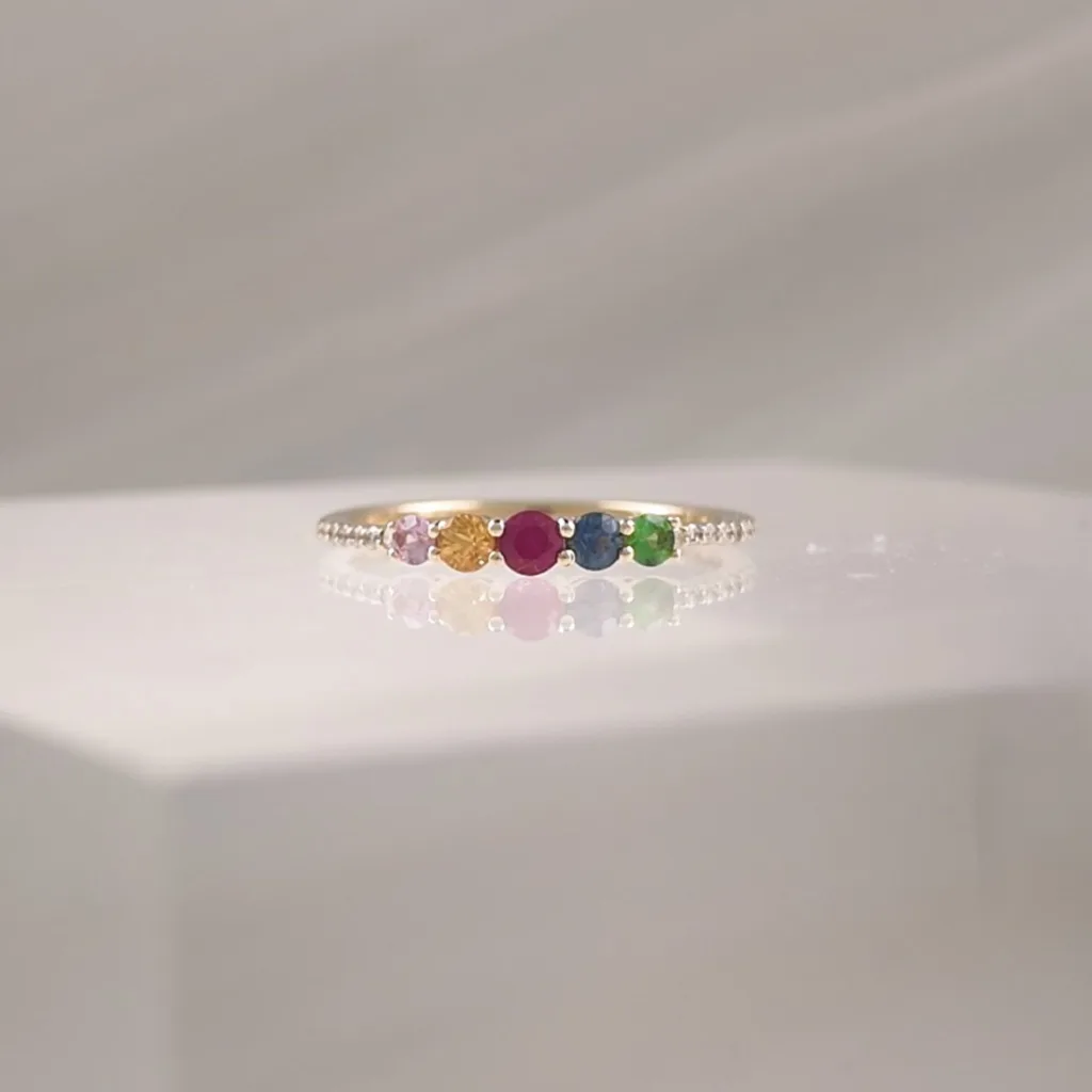 14K MULTI-COLOR W/DI – 280