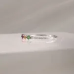 14K WHITE GOLD MULTI-COLOR W/D – 284