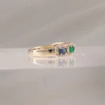 14K MULTI-COLOR W/DI – 282