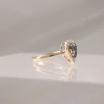 14K HEART SHAPE BSA W/DI – 102