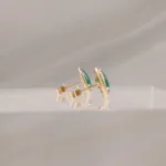 14K MALACHITE W/ DIAMONDS – 626