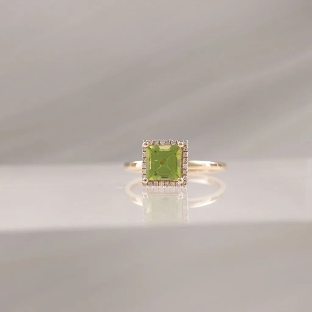 14K PERIDOT W/DI – 299