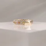14K MULTI-COLOR W/DI – 295