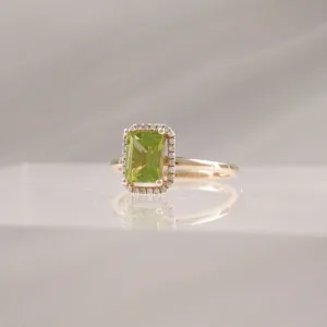14K PERIDOT W/DI – 297
