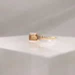 SQUARE CITRINE RING – 300