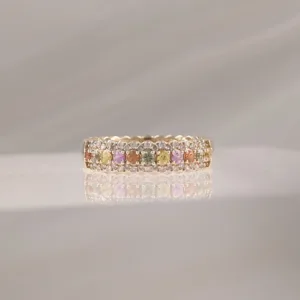 14K MULTI-COLOR W/DI – 295