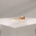 SQUARE CITRINE RING – 300