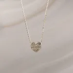 14K GOLD HEART W/DIAMONDS – 039