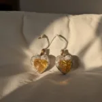 14K HEART CITRIN W/DI – 140
