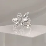 SILVER FLOWER CRISTALS 053