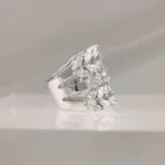 SILVER 5LINE FLOWERS 054